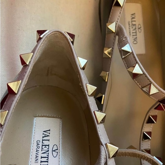 Brand new Authentic Valentino Rockstud Caged Flats - Picture 8 of 11